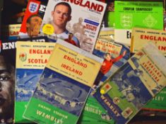 Large selection of England home and away match programmes from 1950's onwards - Argentina 1951, Rest