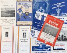 FA Cup semi-final match programmes 1961/1962 Burnley v Fulham + replay match, Tottenham Hotspur v