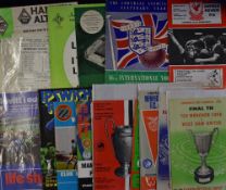 Collection of big match programmes to include European Cup Final 1963 Benfica v Milan, 1968