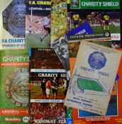 Selection of Charity Shield match programmes to include 1958 Bolton Wanderers v Wolverhampton