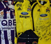 Wolverhampton Wanderers Australian tour of 2009 Signed Perth Glory team shirt (fully autographed