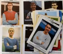 Ty-Phoo Tea football cards portrait, teams, action featuring Bobby Moore, George Best, Geoff