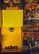 Collection of Wolverhampton Wanderers home match programmes for seasons 2002/2003, 2003/2004, 2004/