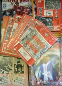 Selection of 1960s onwards Liverpool Football Programmes home programmes, league etc., mixed