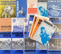 Assorted First and Last season match programmes to include 1971/1972 Barrow v Aldershot plus aways