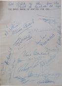 Boys book of Soccer 1964 with page Signed by 20 of the Manchester United 1964 - 1965 First