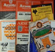 Selection of Wolverhampton Wanderers match programmes to include homes 1950/1951 Manchester Utd,