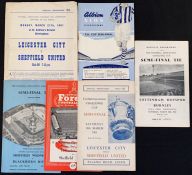 FA Cup semi-final match programmes 1959/1960 Sheffield Wednesday v Blackburn Rovers, Aston Villa v