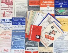 Collection of 1950's mixed football programmes to include 1958 England v Wales amateur