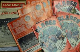 Collection of Sheffield Utd home match programmes to include 1970/1971 (20), 1971/1972 (24), 1972/