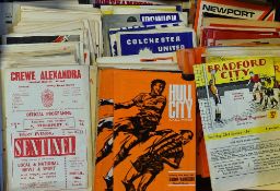 Selection of 1960s Football Programmes to include teams such as Leeds United, Bradford City, Fulham,