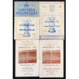 FA Cup semi-final, match programmes 1954/1955 Manchester City v Sunderland, 1955/1956 Manchester