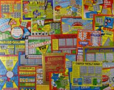 Quantity of 1980s Lotto/Scratch cards many wit Football club connections such as Chelsea FC,