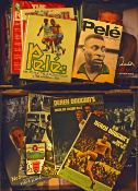 Collection of football books to include Derek Dougans book of soccer nos. 1 & 2, Bobby Thomson