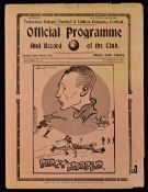 Pre-War 1937/1938 Tottenham Hotspur v Swansea Town football programme 6 November 1937. Fair-Good.