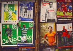 Scottish and English football programmes generally 2000 onwards with last 3 seasons noted and to