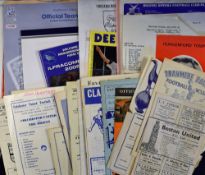 Selection of mixed football programmes to include Non-League and Reserves to include 1950's (12),
