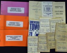 Shrewsbury Town football memorabilia to include 1937 Supporters membership card, Supporters