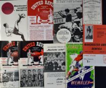 Collection of Manchester Utd items of interest to collectors all are reprints of excellent quality