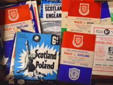 UK international football programmes (excluding England full team) to include Wales v Rest of UK