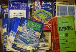 Selection of 1960s Football Programmes to include teams such as Blackpool, Bury, Bolton Wanderers,