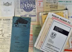 Selection of Mixed non-league football programmes with 1950's and 1960's noted and to include 1950/