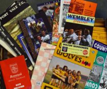 Assorted Selection of Football Handbooks, Fanzines and more condition mixed A/F (#70) Box
