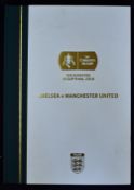 2018 FA Cup Final Manchester Utd v Chelsea limited edition hardback football programme 'Bobby Moore'