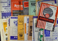 Collection of 1950's football programmes to include 1955/1956 Sunderland v Arsenal, 1951/1952