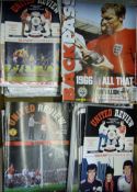 Selection of Manchester United 1980s onwards Football Programmes in mixed condition A/G (Quantity)