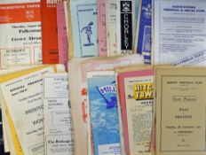 Selection of Mixed Non-League match programmes to include 1952/1953 Past Barnet v Present Barnet,