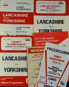 Rugby League Roses Matches 1968-1980 (6): Lancashire homes v Yorkshire at Widnes 1968, 1973, 1977,