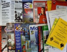 Wolverhampton Wanderers in the Birmingham Senior Cup match programmes 1990's and 2000's, mostly