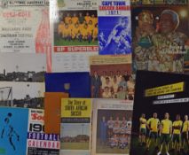 Assorted Selection of South African Football Ephemera to include finals, football club prints and