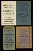 Shrewsbury Town fixture lists 1921/1922, 1950/1951 (1st league season), 1952/1953, 1958/1959