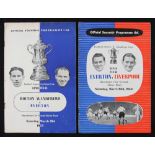 FA Cup semi-final match programmes 1949/1950 Everton v Liverpool, 1952/1953 Everton v Bolton