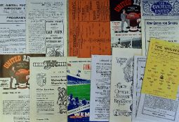 Collection of reprinted rare football programmes to include 1896 FA Cup Final Wolves v Sheffield
