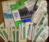 Collection of Plymouth Argyle home match programmes to include 1964/1965 Huddersfield, Manchester