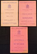 1947/1948 International amateur match programmes for internationals at Dulwich Hamlet 1947 England v