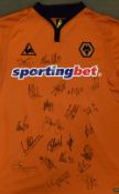 Wolverhampton Wanderers 2009/2010 player shirt No. 8 to the reverse, official team size L with short