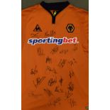 Wolverhampton Wanderers 2009/2010 player shirt No. 8 to the reverse, official team size L with short