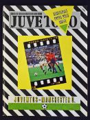 1983/1984 Juventus v Manchester Utd match programme dated 25 April 1984 for the ECWC semi-final,