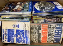 Selection of Arsenal and Everton Football Programmes from 1970s onwards varying fixtures included,