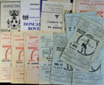 South Western league match programmes to include Helston 1965/1966 v St. Austell, Penzance, Truro