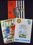 European Cup Winners Cup Final match programmes 1983 Aberdeen v Real Madrid in Gothenburg, 1985