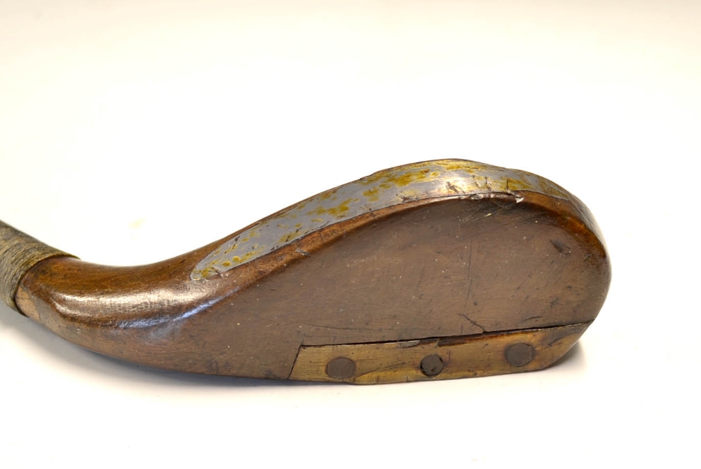 Fine late 18th century longnose hooked face putter - typical 18th century style with a ¾ inch wide - Image 4 of 5