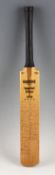 Cricket - Miniature Gradidge Cricket Bat autographed by 32 MCC 1965-66 Tour players to include