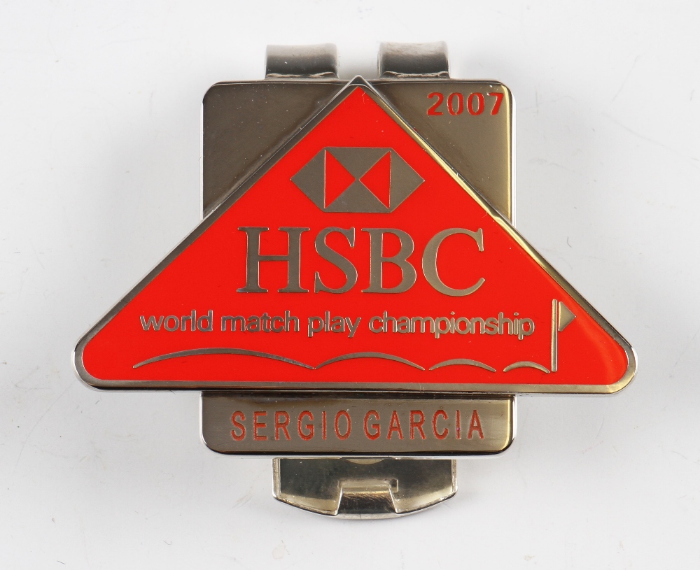2007 HSBC European Tour World Match Play Golf Championship official players engraved enamel money