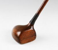 Rare and unusual centre shaft Torpedo shaped driver - socket bore thro head with half brass sole