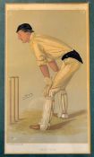 Hylton Philipson 'Oxford Cricket' Original Vanity Fair Supplement Colour Print by Spy published by